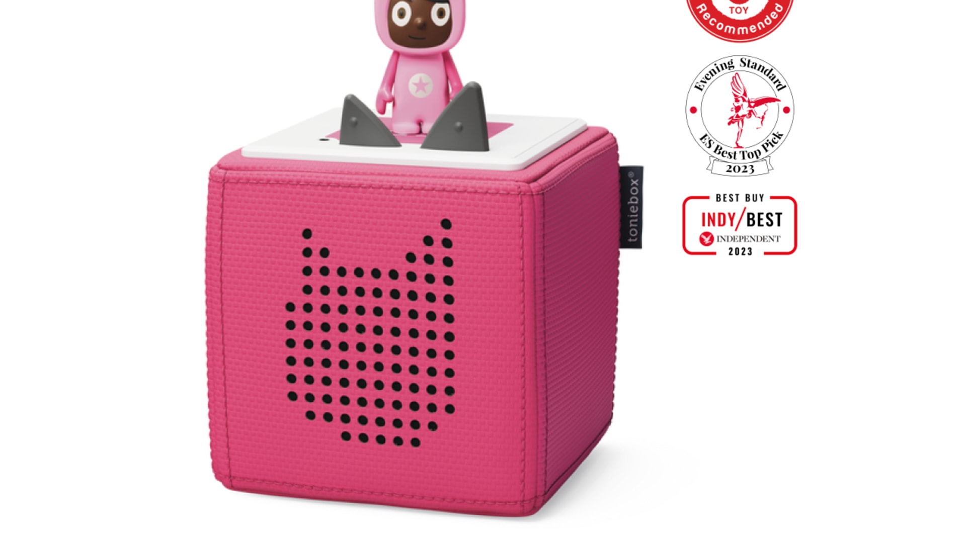 Toniebox 2 Starter Set Con Tonie Creativo Rubie Cloud Rosa - Lettore Audio Per Bambini Senza Schermo